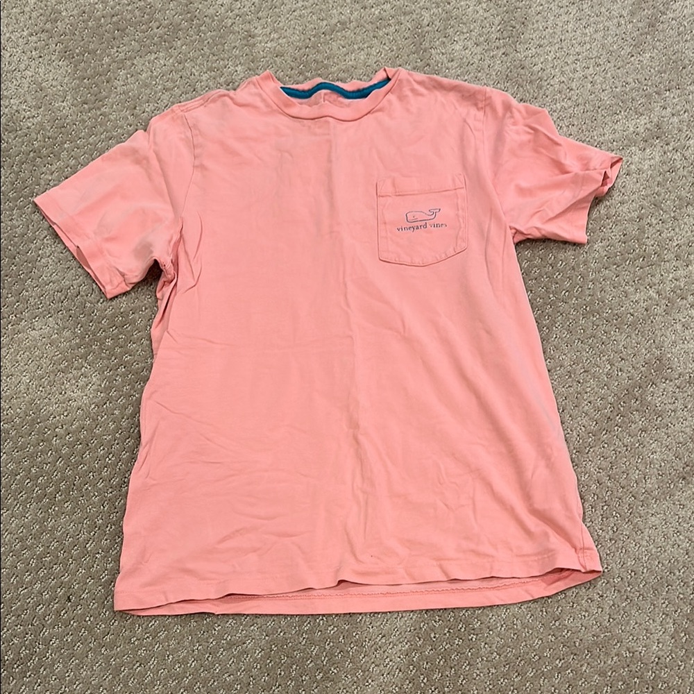 Vineyard Vines Pink Short Sleeve Tee